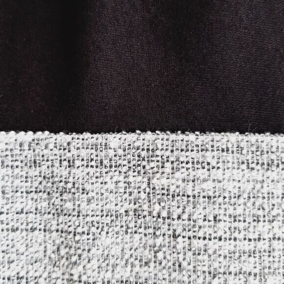 DEX Classic Colorblock Sheath Knee Length Midi Dress Black & Grey Sz M - Picture 7 of 13